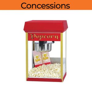 concessions popcorn cotton candy snow cone party rentals michigan 200