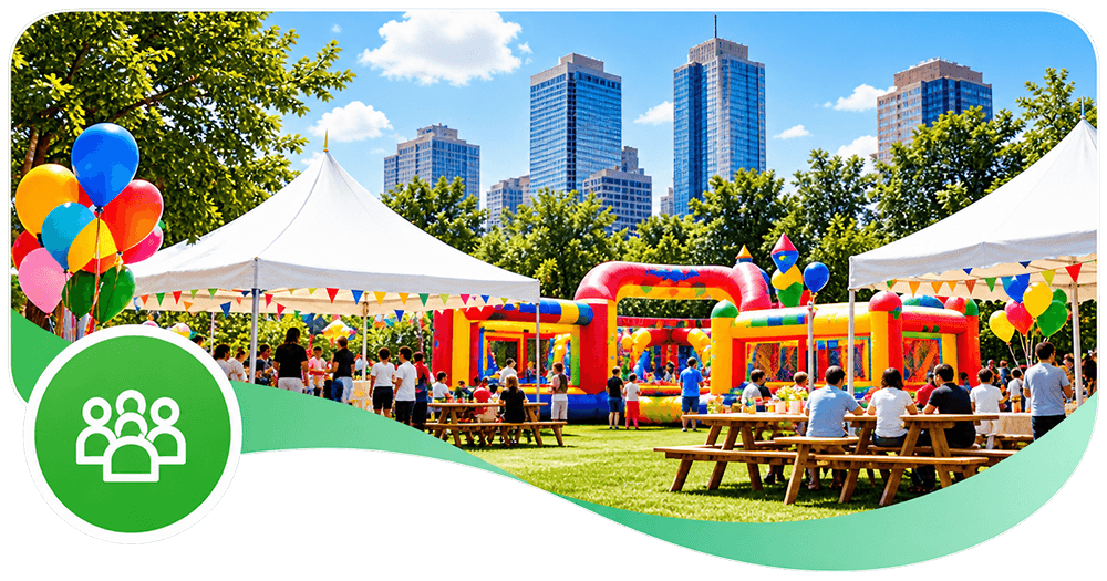 Corporate Events and Company Picnics