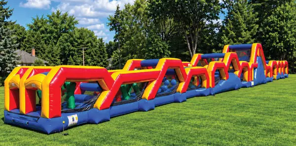 inflatable obstacle course party rentals michigan 101