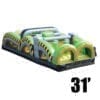 toxic 31 inflatable obstacle course party rental Michigan