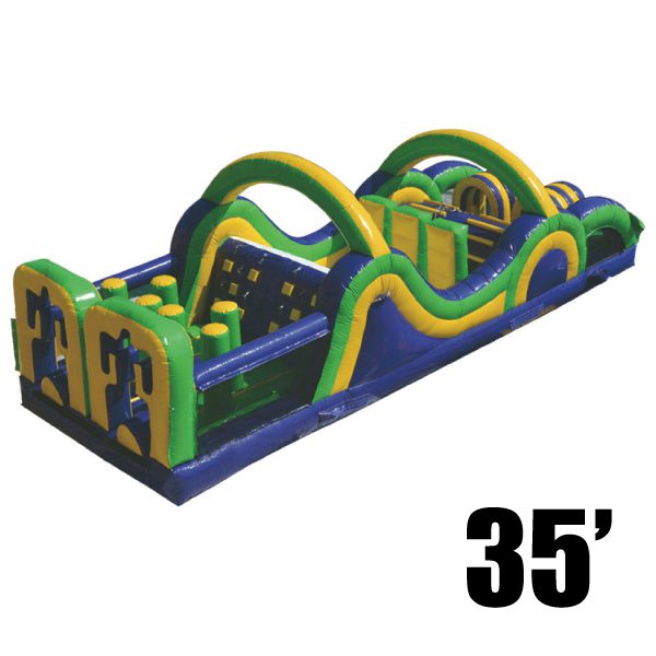 radical run 35' inflatable obstacle course rental Michigan