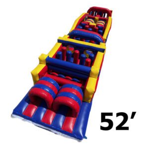 52' inflatable obstacle course olympic party rentals Michigan 2