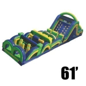 radical run 61 inflatable obstacle course party rental Michigan