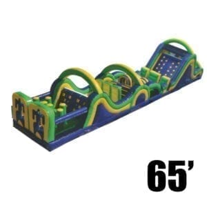 radical run 65' inflatable obstacle course rental Michigan