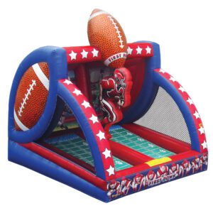 qb quarterback blitz football inflatable party rentals Michigan carnival games