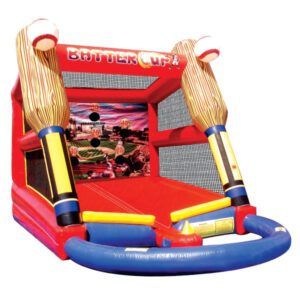 baseball challenge batters up inflatable party rentals Michigan carnival games