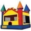 multi color inflatable bounce house party rentals michigan