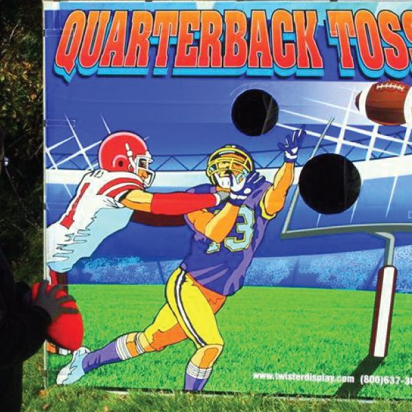 quarterback toss carnival game party rentals michigan