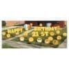 smiley faces yard greetings yard cards lawn signs happy birthday party rentals michigan