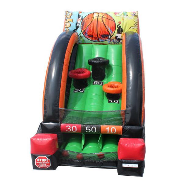 basketball zone inflatable party rentals Michigan carnival games