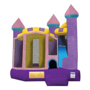 bounce house slide combo princess inflatable party rentals Michigan 2