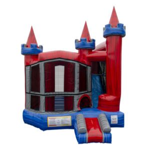 bounce house slide combo red castle inflatable party rentals Michigan 2